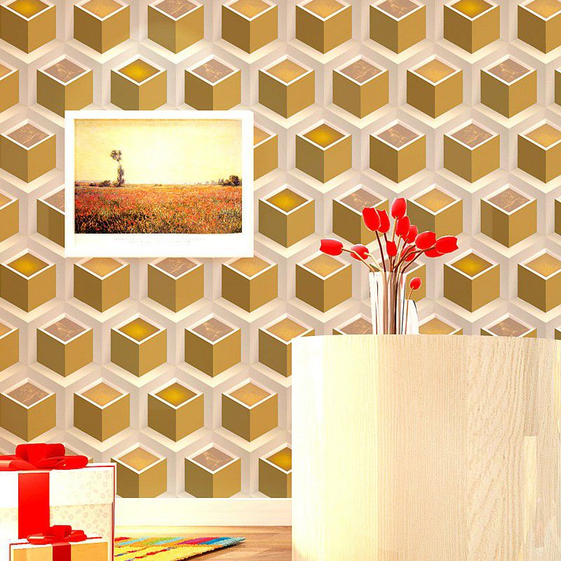 3D-Matrix-Tapetenrolle, pastellfarben, wasserabweisende Wanddekoration für Wohnzimmer
