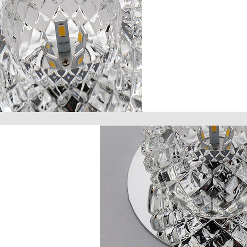 Modern Globe Ceiling Flush Mount Lights Crystal Ceiling Lights
