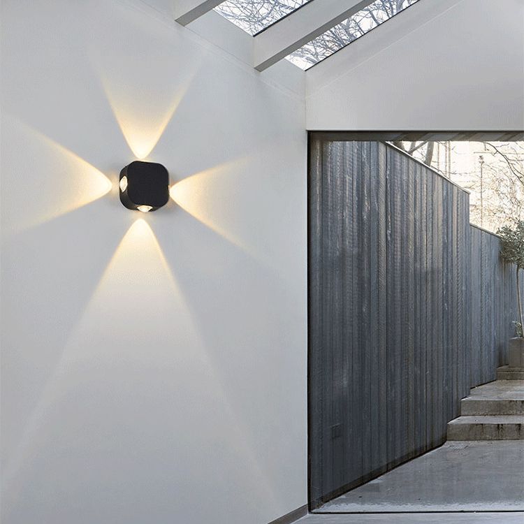 Multi-Licht geometrische Wandleuchten zeitgenössischer Metall-Wandwaschanlager