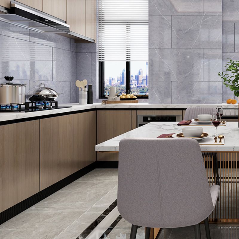 Rectangular  Peel and Stick Tiles Modern Peel and Stick Backsplash 5 Pack