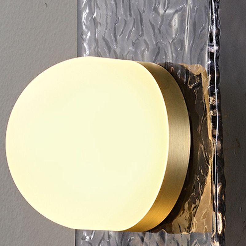 Nordic Style Wall Light Ellipse Shape Wall Lamp with Acrylic Shade for Bedroom