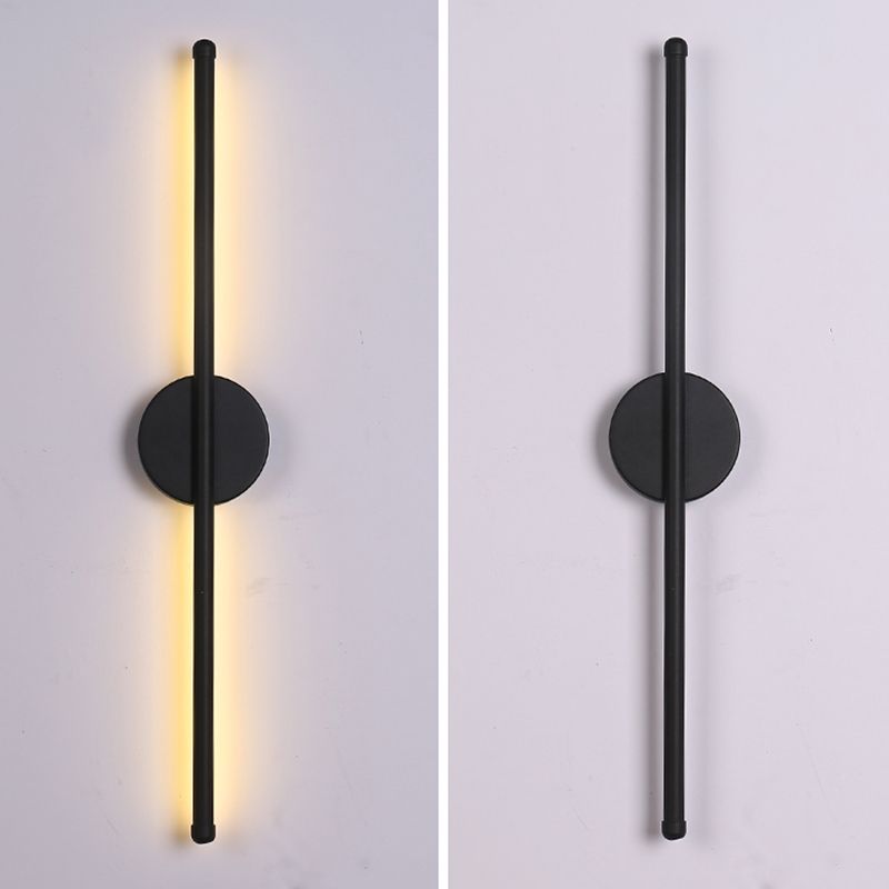 Lineare Form Metall Wandleuchten moderner Stil 2 Leuchten Wandmontageleuchte