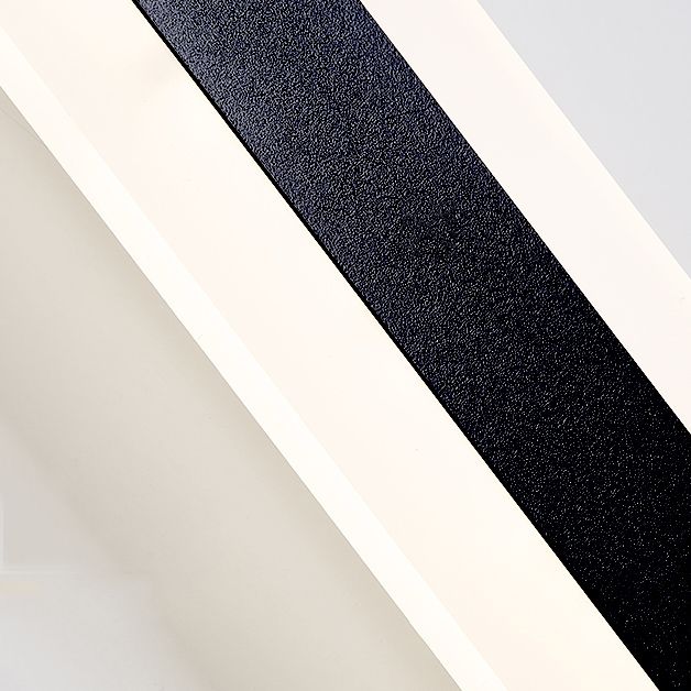 Metall Lineare Form Wandlicht moderner Stil 1-Licht-Wandmontageleuchte