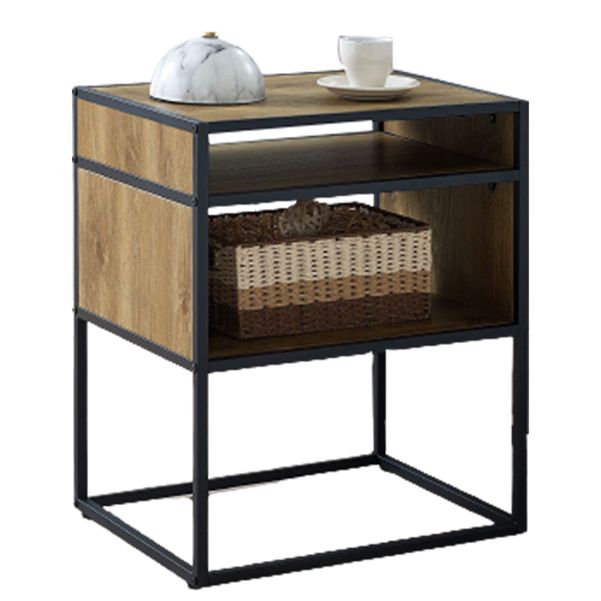 Mid-Century Modern Console Accent Table Antique Finish Sofa Console Table in Wood