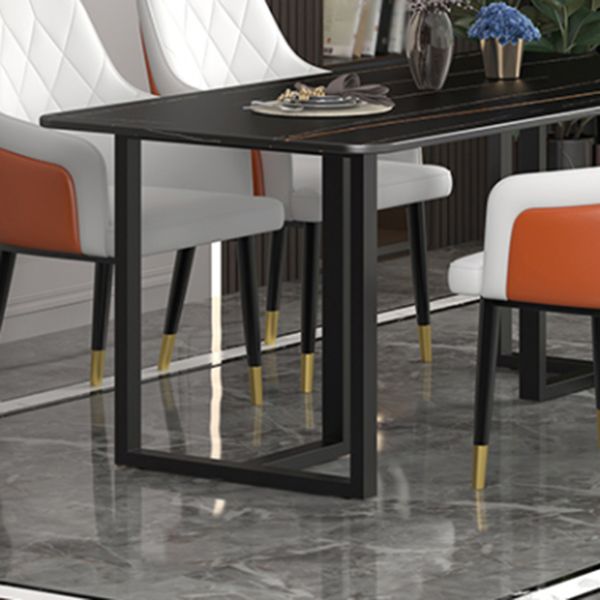 Nordic 1/5/7 Pieces Dining Set Rectangle Stone Dining Table for Dining Room Kitchen