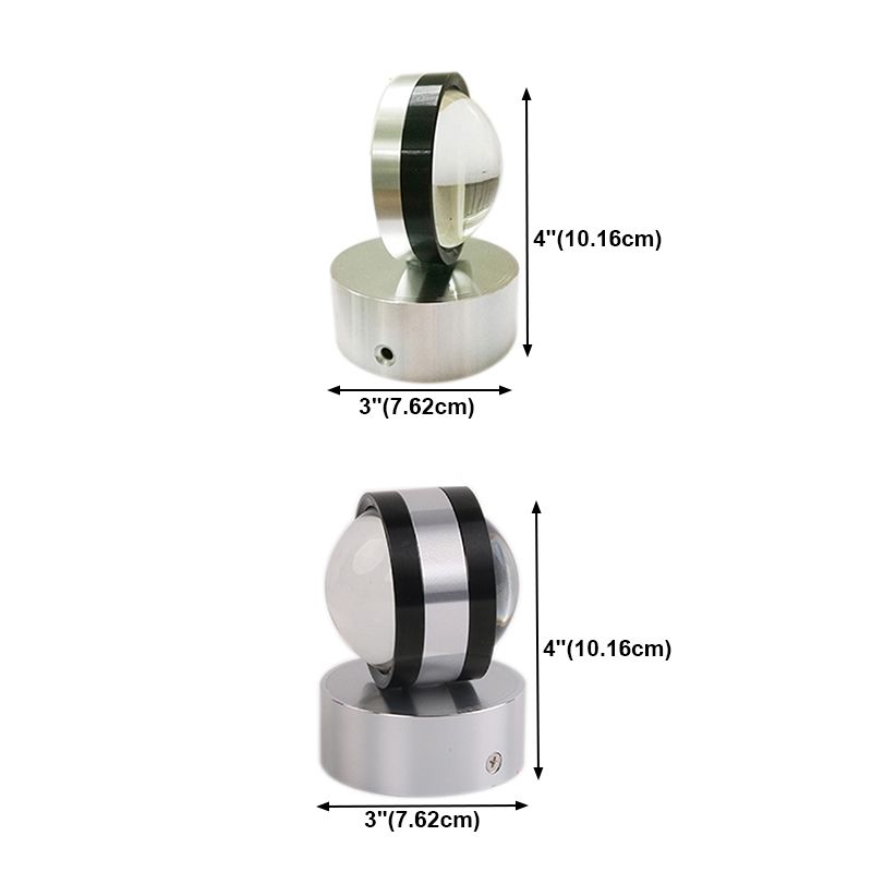 Contemporary Style Geometric Wall Mounted Lamps Metal Multi Lights Wall Lighting