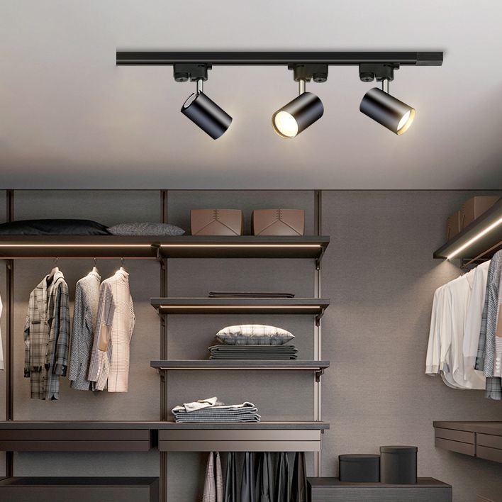 Nieuwe moderne lineaire track verlichting metalen plafond licht armatuur met 3 Spotlights