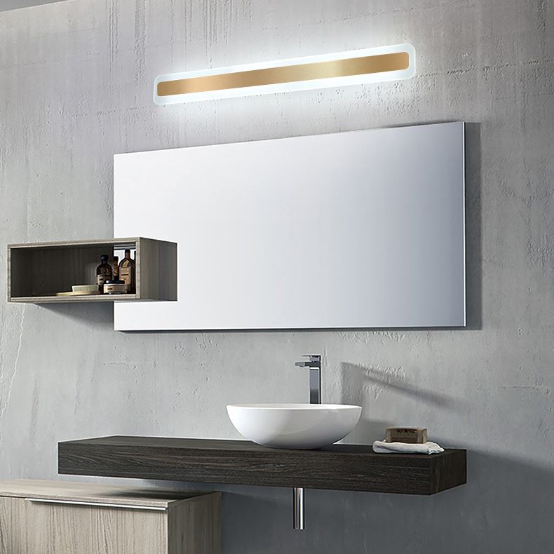 Square Metal Wall Mounted Vanity Lights Modern Vanity Lighting Fixtures for Bathroom