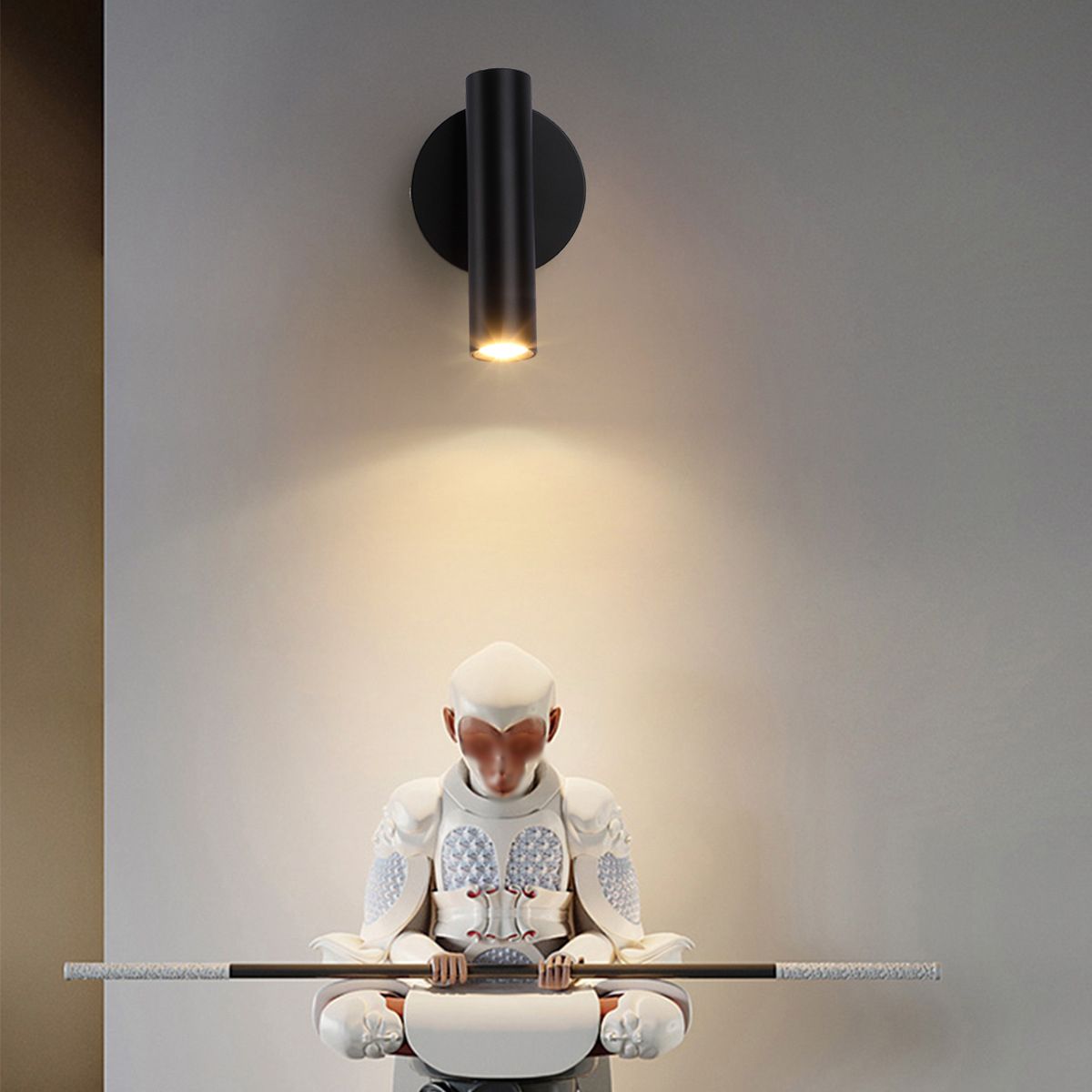 Reading Wall Lamp Nordic Style Metal Wall Mount Lighting in Metal Shade