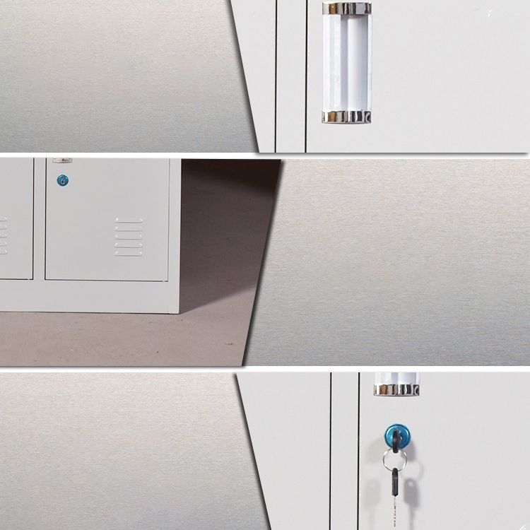 Metal Non-Hanging Armoire Modern Storage Cabinet with Hinged Doors