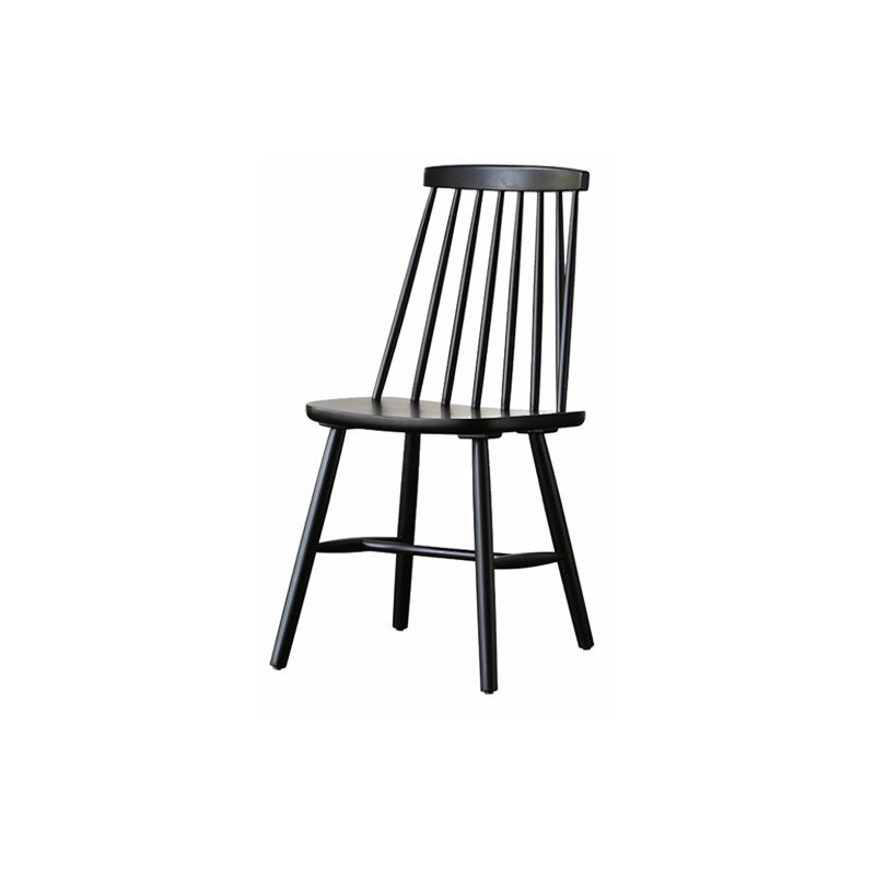 Dining Room Armless Dining Chair Home Slat Back Solid Wood Chair