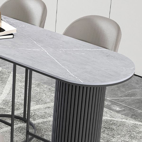 Modern  Bar Table Sintered Stone Dining Table for Kitchen Living Room