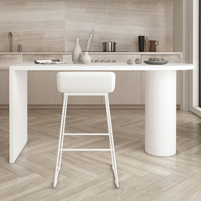 Modern Solid Wood Bar Table Dining Table for Kitchen Living Room