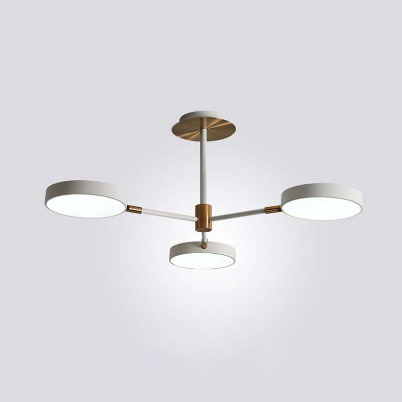 Accrilico a pendente a ciondolo lampadario Apparecchio di illuminazione a sospensione contemporanea con design di sputnik