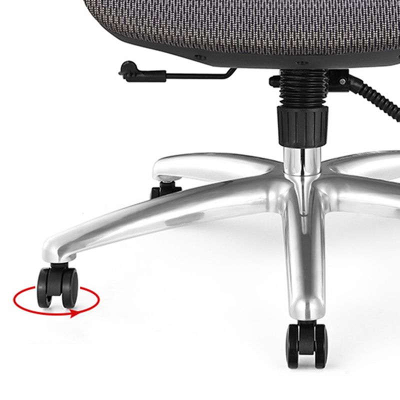 Modern Black and White Chair Home Office Chair with Metal Base