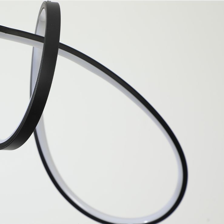 Draai schaduw metaal kroonluchter licht modern 1- licht kroonluchter verlichtingsarmatuur