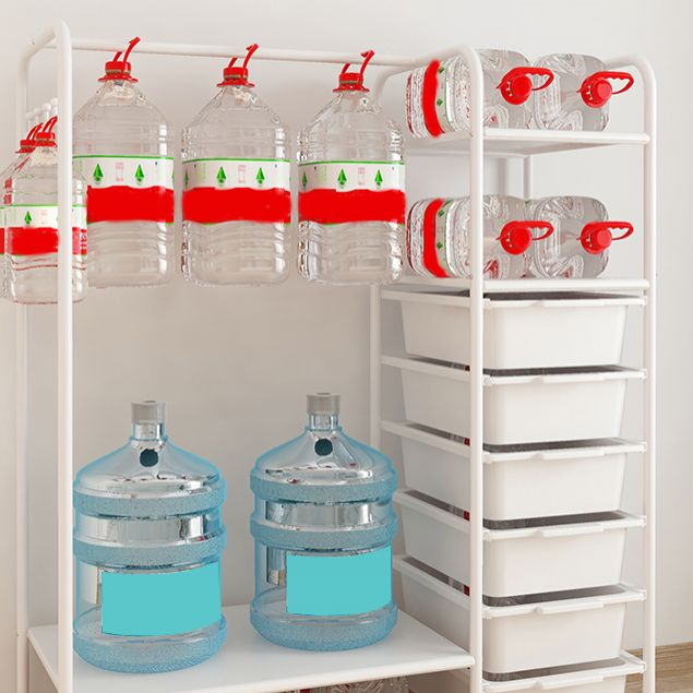 Contemporary Metal Wardrobe Cloth Rod Included Wardrobe Closet for Bedroom