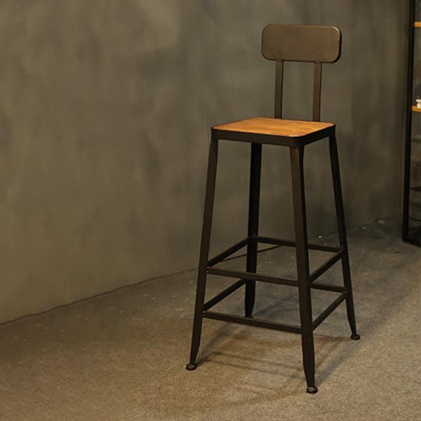 1/2/9 Pieces Industrial Solid Wood Bar Table Set Rectangular Counter Set for Home Use