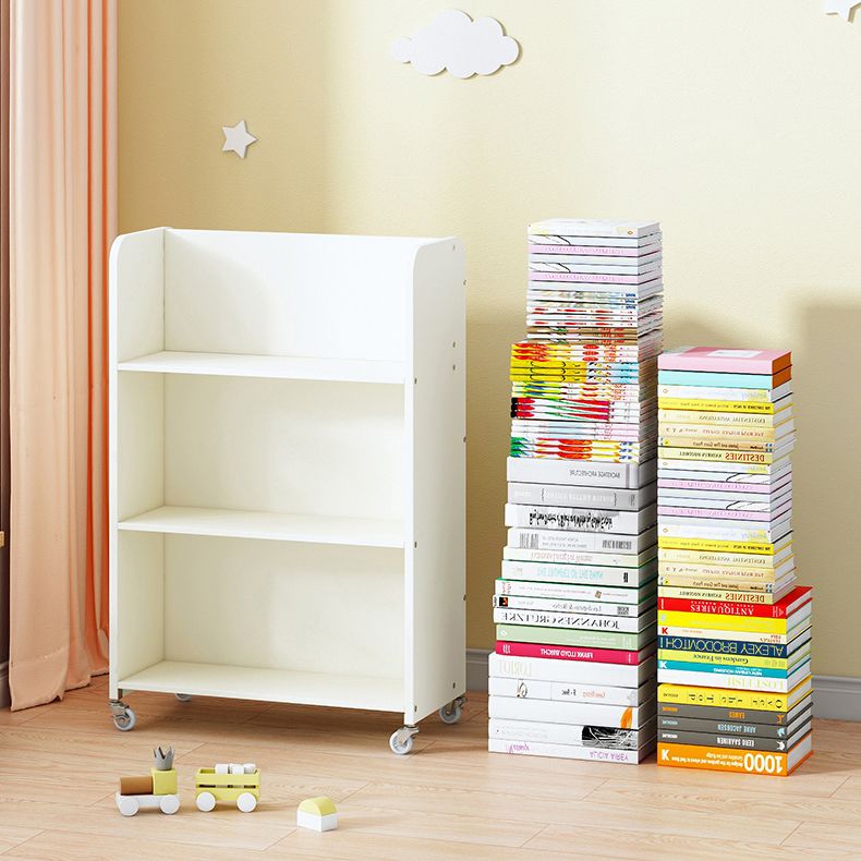 Contemporary Style Bookshelf Engineered Wood Bookcase for Home Study Room