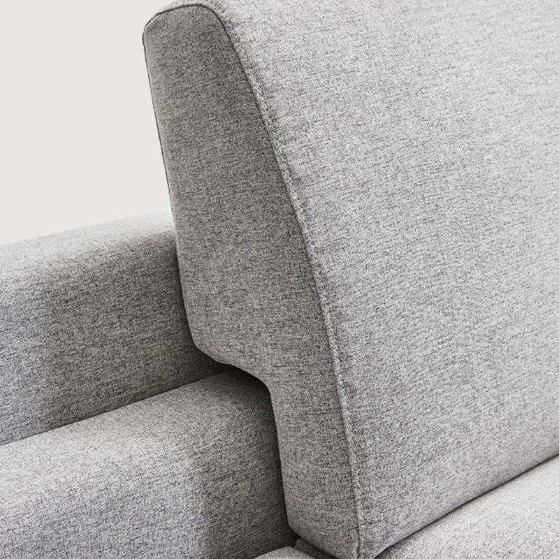 Scandinavian Fabric Sectional sofa Square Arm Sectional Sofa for Apartment