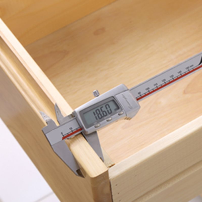 Solid Wood Night Table Contemporary Bed Nightstand for Bedroom