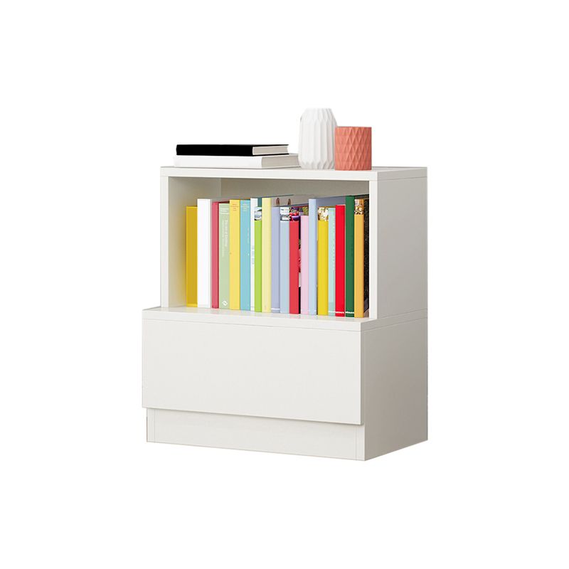 Engineered Wood Vertical Bookshelf Open Modern Shelf Bookcase for Study Room