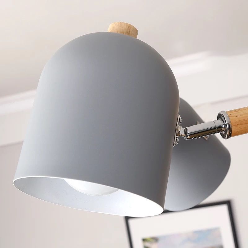 Lámpara colgante con cúpula de lámpara de lámpara de estilo macarrón con sombra de metal