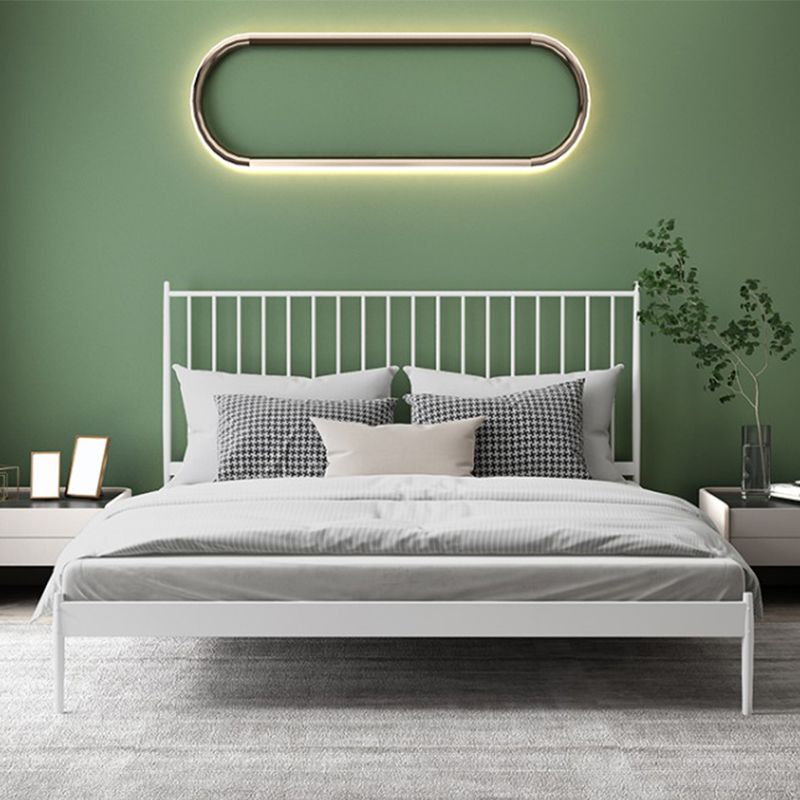 78-inch Metal Slat Bed Rectangular with Headboard,Modern King DayBed