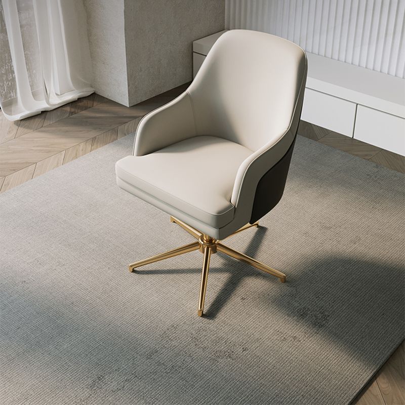 Modern Swivel Chair Adjustable Seat Height No Arms Office Chair