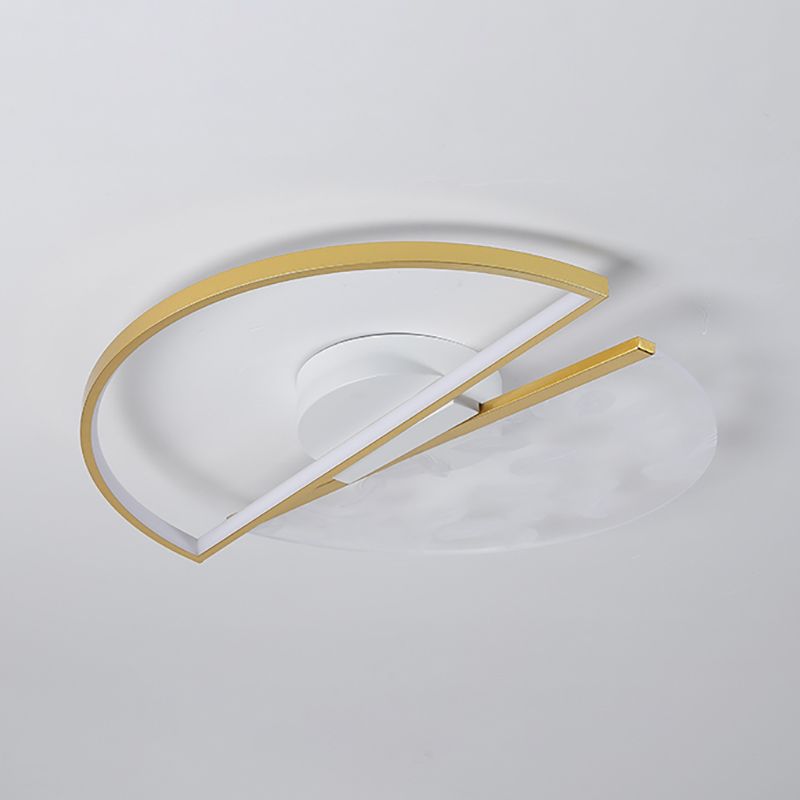 Plafonniers LED à encastrer de style géométrique pour chambre à coucher