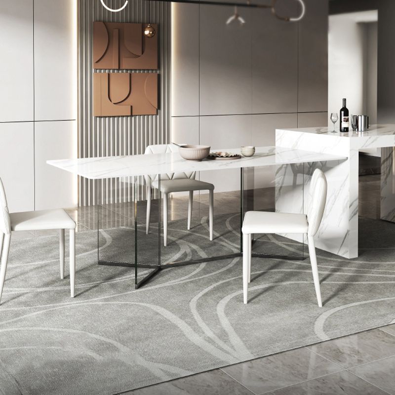 Modern 1/4/7 Pieces Dining Set Sintered Stone Dining Table Set for Home