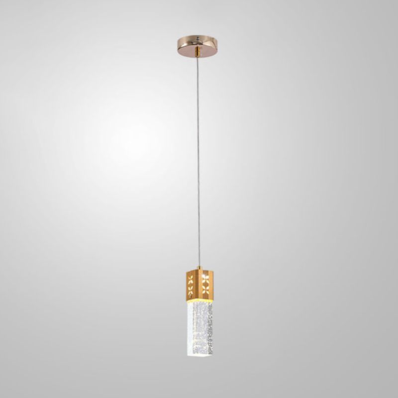 Geometric Hanging Lights Modern Style Crystal Multi Lights Pendant Light Kit