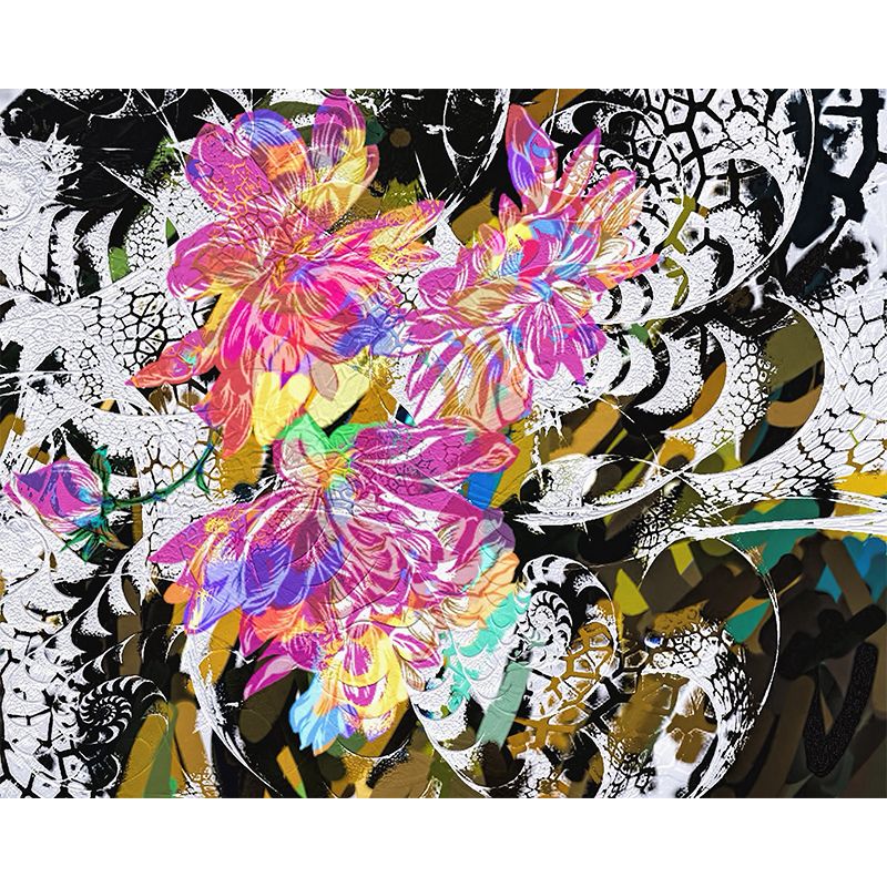 Background Pattern Mildew Resistant Mural Abstract Illustration Sitting Room Wall Mural