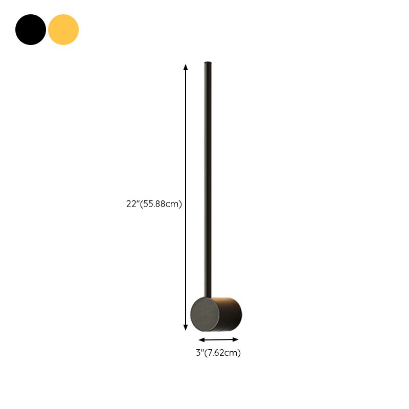 Minimalism LED Wall Sconce Thin-Line Sconce Lighting with Brass for Living Room