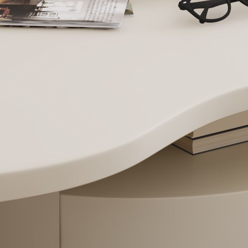 31" Wide Contemporary Coffee Table Pedestal Coffee Cocktail Table