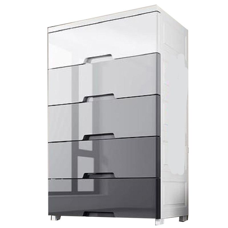 Rectangular Plastic Storage Cabinet Teen Style Simple Bedroom Wardrobe