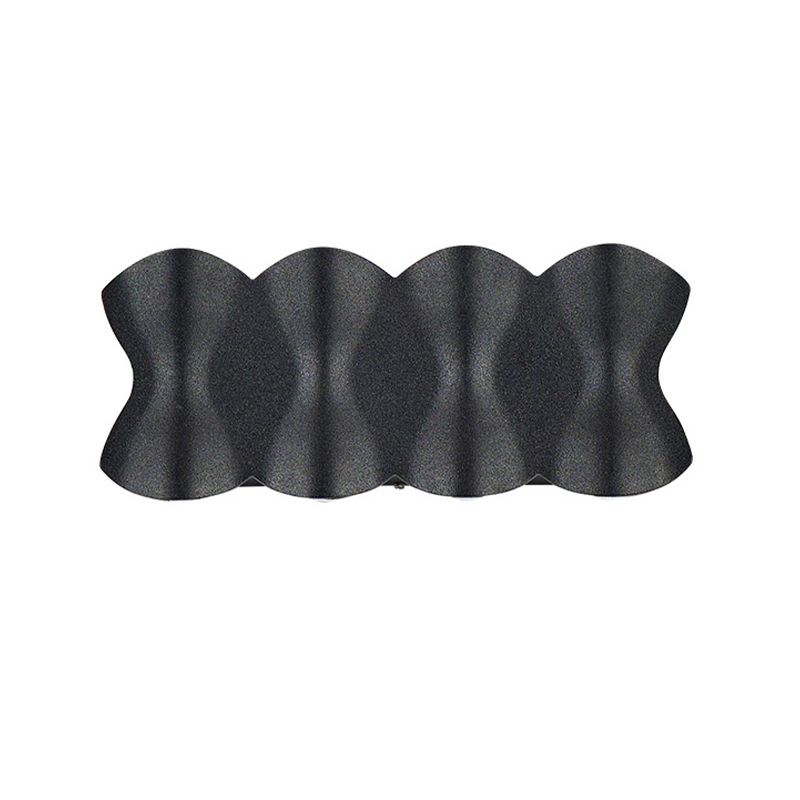 Dark Black Wall Flush Mount Aluminum LED Modernism Wall Light