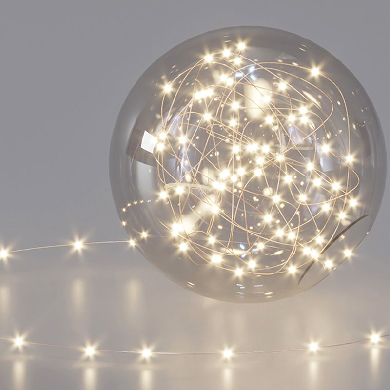 Moderne Metallanhänger Beleuchtung kugelförmiger Glas Anhängerleuchten