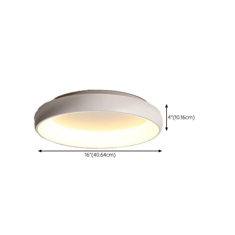 White Flush Mount Lighting LED Contemporary Ceiling Light for Home
