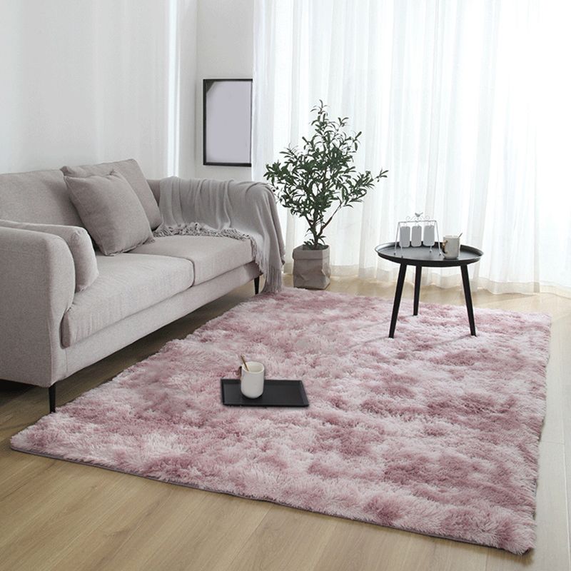 Modern Ombre Pattern Shag Bedroom Rectangle Polyster Area Carpet