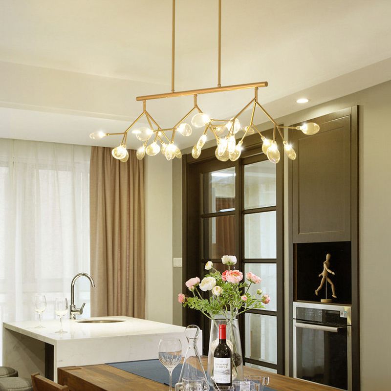 Nordic Modern Style Firefly Island Light Indoor Firefly Hanging Lamp for Dining Room