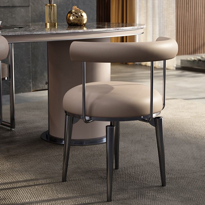 Kitchen Dining Accent Chair Upholstered Armless Dining Chairs