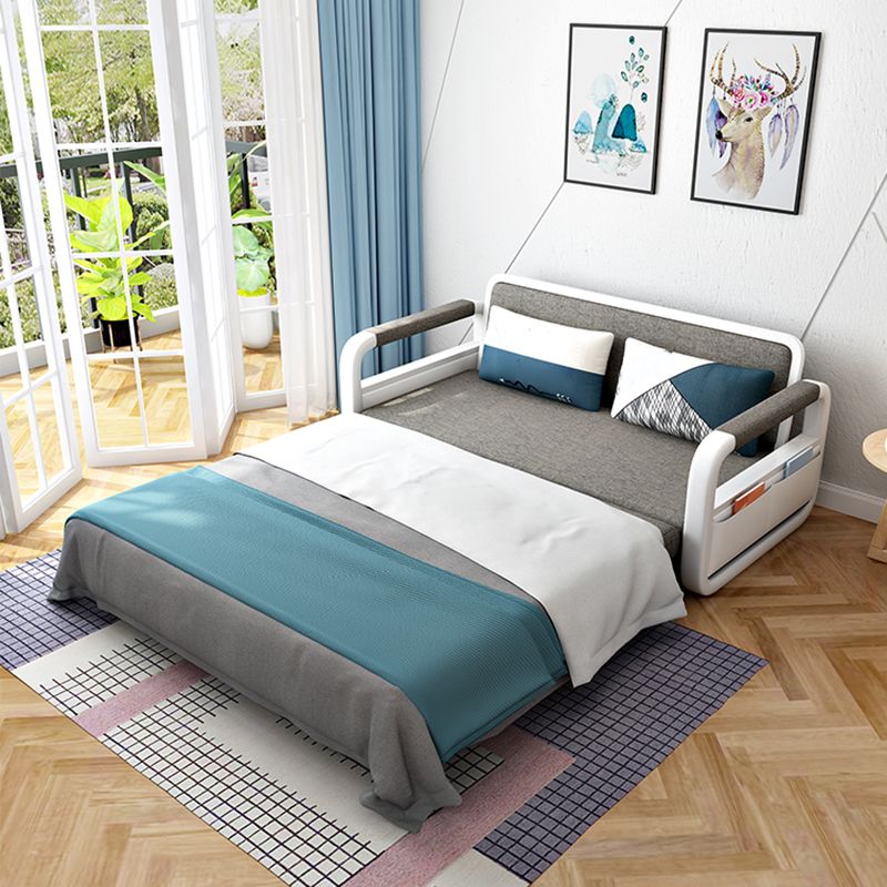 35" Wide Contemporary Sleeper Sofa Futon Storage Sleeper Sofa