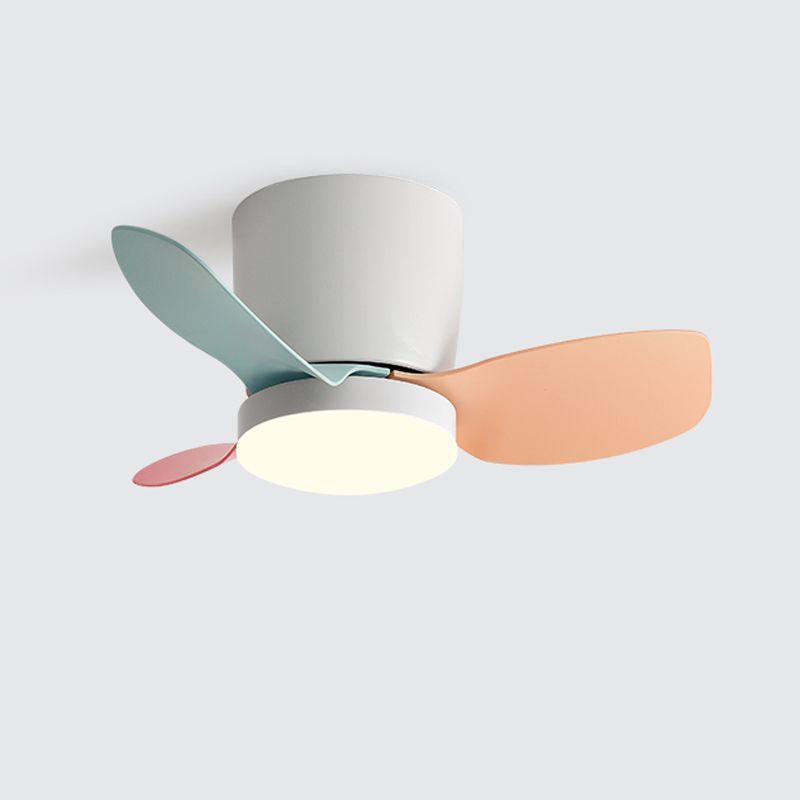Ventilador de techo de estilo moderno Ligera 1 Luz de ventilador de techo para la habitación de los niños