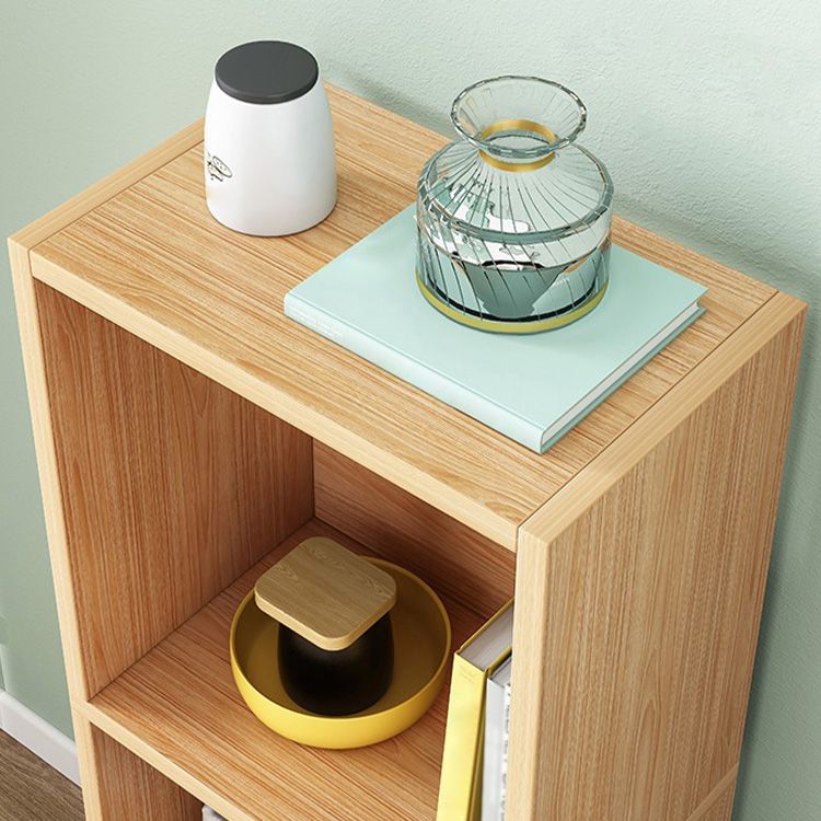 Wood Bookshelf Scandinavian Style Bookcase for Home Office and Study Room