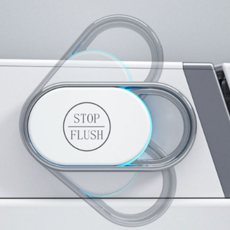 Contemporary White Flush Toilet Seat Included Urine Toilet for Bathroom