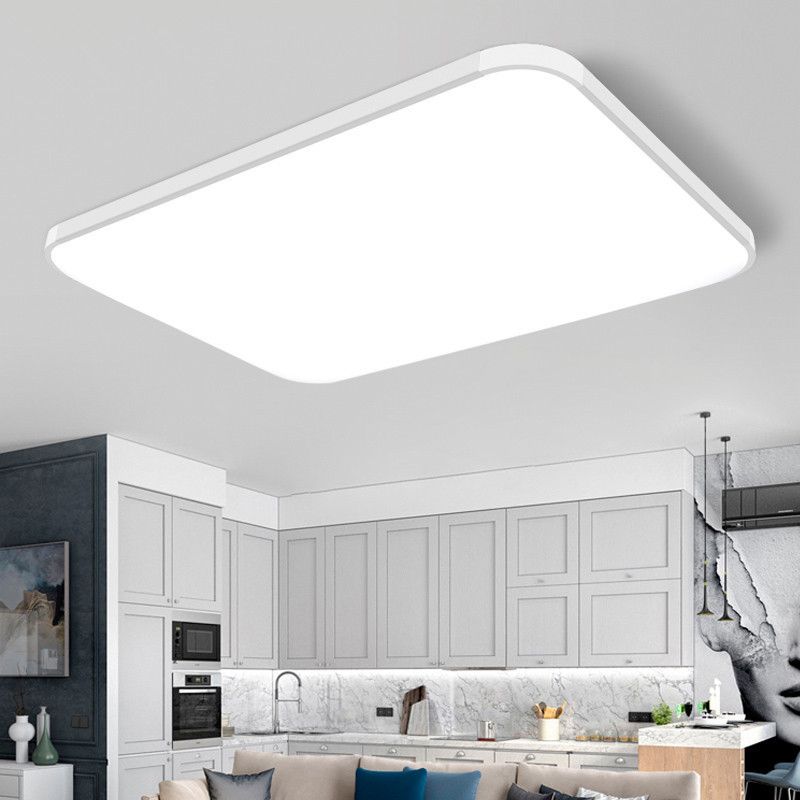 Luminaire de plafond encastré rectangulaire Luminaire de montage encastré en aluminium LED moderne