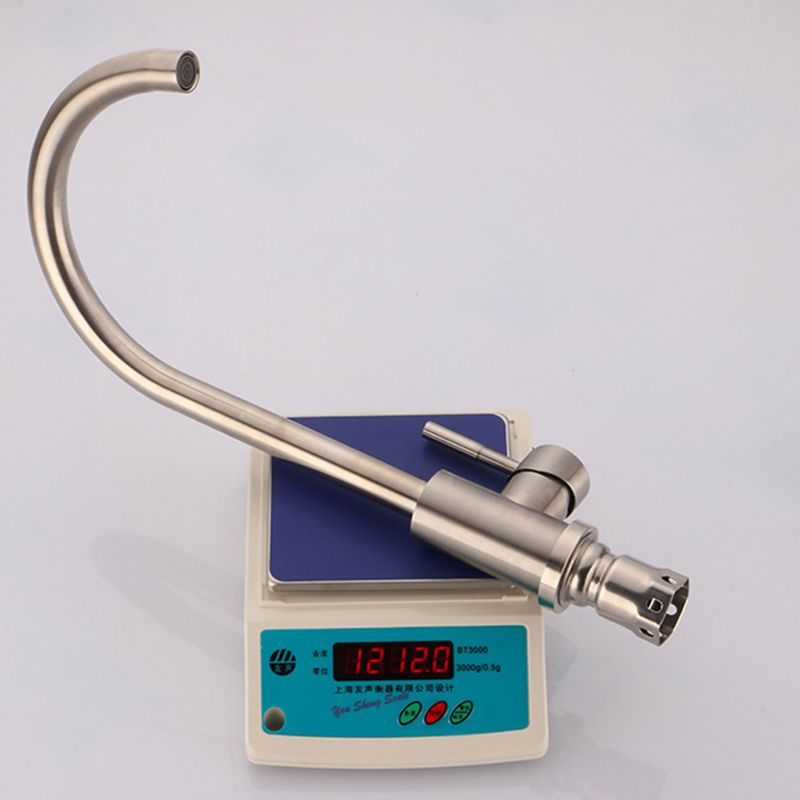 Contemporary Single Handle Kitchen Faucet 1-Hold Water Filler