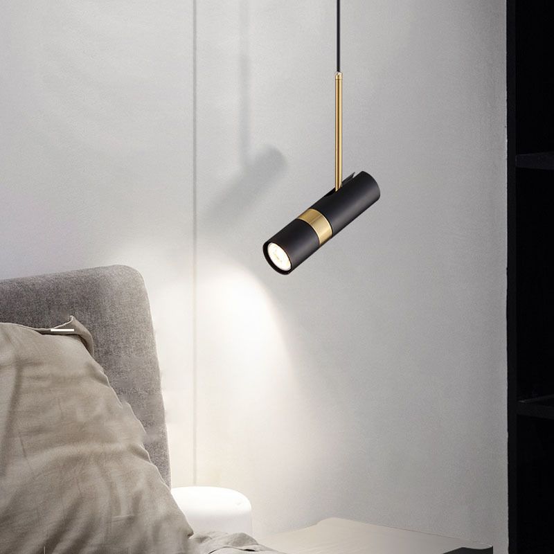 Metal Cylinder Wall Light Sconces Modern 1 Light Wall Mounted Lamp