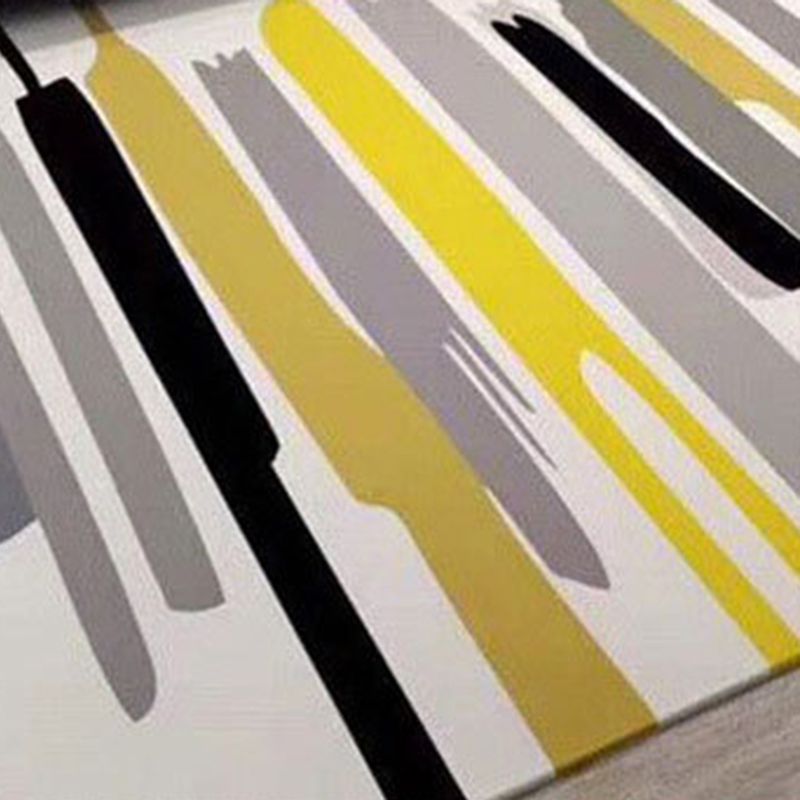 Minimalist Geometric Printed Rug Multi Color Polypropylene Area Carpet Non-Slip Backing Easy Care Indoor Rug for Parlor